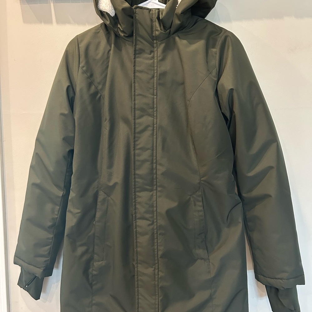 All in Motion Forest Green Jacket with White Accents